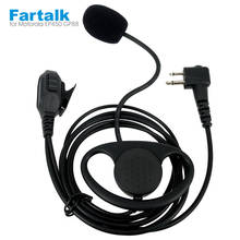 Radio de dos vías para walkie-talkie, auriculares con micrófono de 2 pines para Motorola EP450, CP180, CP040, GP88, GP88S, GP300, GP2000, CP88, CP100, GP3688 2024 - compra barato
