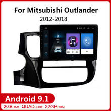 Radio con GPS para coche, reproductor Multimedia con Android 10,1, 2 Din, 2 GB + 32 GB, 9,1 pulgadas, WIFI, vídeo, para Mitsubishi Outlander 3, 2012-2018 2024 - compra barato
