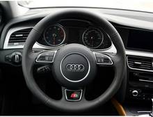 1 шт. Автомобильный руль стикеры наклейки для кнопок мультимедиа наклейка для Audi a3 a4 a5 a6 s4 s5 s6 s7 c5 c6 b7 b8 b6 q3 q5 q7 8p 8v для укладки 2024 - купить недорого