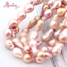 8x10-10x12mm Natural Freshwater Pearl Keshi Edsion Freeform Loose Stone Beads For Necklace DIY Jewelry Making Spacer Strand 15" 2024 - buy cheap