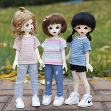 BjD 30CM Doll Fashion Skirt Striped Top Clothes Doll Accessories 1/6 YOSD SD BJD Doll Clothes Girl Gift Toy 2024 - buy cheap