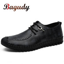 Classic Comfortable Men Casual Shoes Split Leather Loafers High quality Brand Men Moccasins Flats Driving Shoes Plus Size 38-48 2024 - buy cheap
