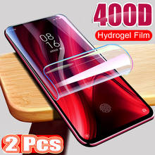 Screen Protector not Glass 2Pcs For Xiaomi K30 9T Pro 8 Lite 9 SE cc9 Full Hydrogel Film For Xiaomi A1 A2 A3Lite Protective Film 2024 - купить недорого