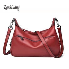 RanHuang New 2022 Women Genuine Leather Handbags Casual Handbags High Quality Cow Leather Shoulder Bags Elegant Handbags A1667 2024 - buy cheap