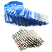 50pcs/Set Electric Milling Cutter Diamond Nail Drill Bit FilesFor Manicure Machine Cuticle Remove Burr Nail Art Tools Accessory 2024 - buy cheap