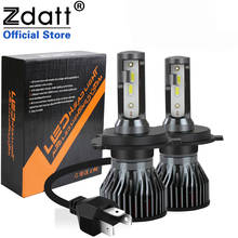 LED Headlight H1 HB3 HB4 H8 H9 H11 H4 H7 LED Zdatt Car Bulb 6000K 12V Fog Lights Csp Chip Built-in Driver MINI 9005 Auto Lamp 2024 - buy cheap