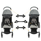 3PCS Coupler Bush Insert Strollers Connector Adapter For Stroller Change Into Twins Pram Carriage Baby Products 2026 - buy cheap 3PCS Coupler Bush Insert Strollers Connector Adapter For Stroller Change Into Twins Pram Carriage Baby Products 2026 - buy cheap