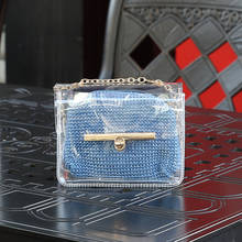 2020 Design Luxury Handbag Women Transparent Bucket Bag Clear PVC Jelly Small Shoulder Bag Female Chain Crossbody Messenger Bags 2024 - buy cheap