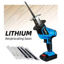 Portable Woodworking Reciprocating Saw Lithium Battery Powerful Wood Cutting Saw Electric Wood/ Metal Saws With Sharp Blade 2024 - buy cheap