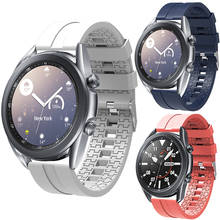Силиконовый ремешок для часов Samsung Galaxy Watch 42 мм, Gear S2, Huawei watch 2, Amazfit Bip, браслет для умных часов 2024 - купить недорого