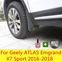 Guardabarros Original para coche, accesorio de protección para Geely ATLAS Emgrand X7 Sport 2016-2018, con pegamento suave 2024 - compra barato