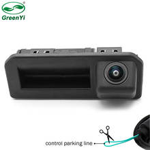 170 Degree Fisheye Lens Car Rear View Reverse Backup Trunk Handle Camera For Audi Q2 Q5 A5 VW Skoda Kodiaq Cayenne 2017 2018 2024 - buy cheap