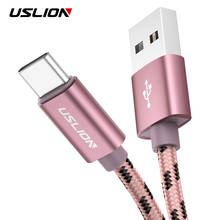 USLION 2m USB Type C Cable Fast Charging For Samsung S10 S9 Xiaomi A70 Redmi Note 7 Huawei USB C Data Wire Mobile Phone Charger 2024 - buy cheap