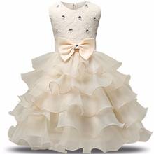 Платье принцессы с цветочным узором для девочек; Летнее платье-пачка на свадьбу, День рождения; Детские платья для девочек; Детский костюм; Дизайн для выпускного вечера для подростков 2024 - купить недорого