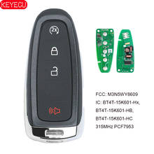 KEYECU-mando de arranque remoto para coche, transmisor de 4 botones para Ford Edge Escape Expedition c-max Taurus M3N5WY8609 2024 - compra barato