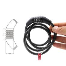 Bicycle Lock 4 Digit Code Combination Bicycle Steel Wire Security Bike Equipment MTB Anti-Theft Accessories Portable 2024 - buy cheap