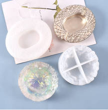 Molde de silicone para cinzeiro, ferramenta de confecção de joias, molde decorativo de resina epoxy uv, 1 peça 2024 - compre barato