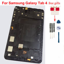 LCD Display Monitor Panel + Touch Screen Sensor Glass Digitizer Assembly + Frame for Samsung Galaxy Tab 4 7.0 T230 SM-T230 T231 2024 - buy cheap