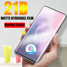 21D Matte Hydrogel Film For OnePlus Nord N100 N10 8 9 Pro 8T Curved Screen Protector Oneplus 7T 8 9 Pro Full TPU Protective Film 2024 - buy cheap