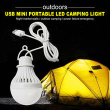 Mini lâmpada led portátil para acampamento, iluminação 5v, luz para tenda, pesca noturna, emergência, leitura, lanterna, acampamento, caminhada 2024 - compre barato