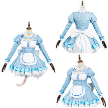 Nekopara Cosplay Chocola/Vanilla Costumes Adult Maid Dress Suit Halloween Carnival Clothing 2024 - buy cheap