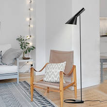 Lâmpada de chão, design pós-moderno, ferro, suporte de metal preto/branco, para bar, sala de estar/quarto, e27, lâmpada led 2024 - compre barato