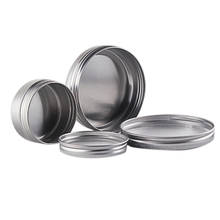 Tarro de aluminio vacío para cremas, recipiente de 10/20/50/100/150ML para bálsamo labial, para velas, envases de Metal 2024 - compra barato