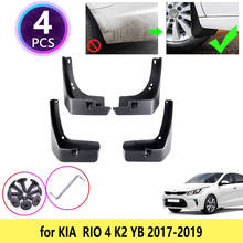 Protector de guardabarros delanteros para KIA Rio 4 K2 2017 2018 YB Sedan, guardabarros antibarro, accesorios de coche 2024 - compra barato