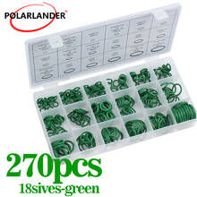 270pcs O-ring Green Compressor Free Shipping Seals Car Styling Seal Gasket Set Car Air Conditioning  Rubber Washer 2024 - buy cheap
