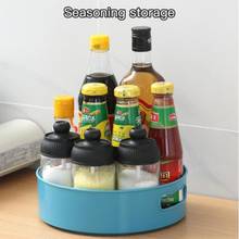 Kitchen Condiment Round 360° Rotating Storage Tray Convenient Rotating Spice Rack Non-Slip TPR Home Cosmetics Organizer 2024 - buy cheap