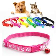 Pet Collar Reflective Pet Dog Cat Bell Collar Adjustable Collars Leashes for Cats Small Dogs Puppy Pet Supplies 2024 - buy cheap