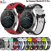 Ремешок для умных часов Huawei Watch gt 2 pro, 22 мм, сменный ремешок для Huami Amazfit GTR 2 / GTR 47 мм, новый 2024 - купить недорого