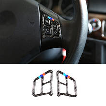 Moldura decorativa para bmw 3 séries 2004-2012, acessórios automotivos, decalque, estilo, volante, decalque 2024 - compre barato