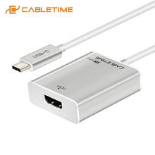 CABLETIME 2020 USB C HDMI Adapter Type C 3.1 to HDMI 4K 60Hz Converter For HDTV Macbook Galaxy S10 Note 10 Huawei Samsung C032 2024 - buy cheap