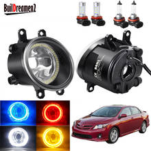 Angel Eye Fog Light Assembly For Toyota Corolla 2007-2015 Car 20W Front Bumper Fog Light Halo Ring Daytime Running  Lamp H11 12V 2024 - buy cheap