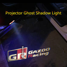 GAZOO RACING-proyector LED para puerta de coche, luz de sombra fantasma, GR, para TOYOTA MARK X 86, CAMRY, HIGHLANDER, AVALON, HILUX, SW4, 1 par 2024 - compra barato