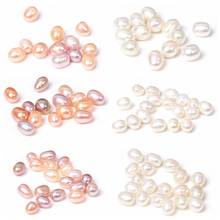 No Hole White PInk Purple champagne Pearl Bead Natural Freshwater Cultured Pearl Beads for Jewelry Making Decoration DIY Gifts 2024 - buy cheap