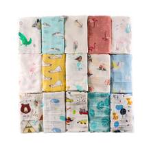 50pcs Muslin 100% Cotton Baby Swaddles Soft Newborn Blankets Bath Gauze Infant Wrap sleepsack Stroller cover Play Mat 2024 - buy cheap