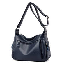 Luxury Thread Handbags Women Bags Designer Soft Leather Bags For Women Crossbody Messenger Bag Ladies Vintage Shoulder Bag C1302 2024 - buy cheap