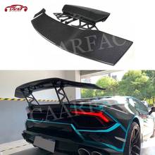 Rear Boot Spoiler Trunk Tall Wings Case for Lamborghini Huracan LP610 LP580 2014-2018 Dry Carbon Fiber D style Spoiler 2024 - buy cheap