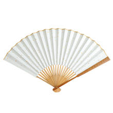 Chinese Xuan Paper Fan for Brush Calligraphy Ink Painting Classical Blank Xuan Paper Hand Fan Carved Fan Ribs Folding Fans 2024 - buy cheap