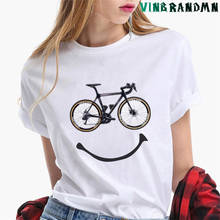 Hipster Велоспорт любовь футболка горного велосипеда Горные футболка велосипеды для активного отдыха на открытом воздухе езда на велосипеде футболка Женские топы, летние футболки с коротким рукавом футболка s 2024 - купить недорого