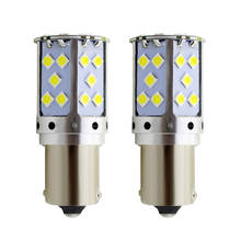 2PCS Led Bulb W21w 7440 T20 P21w Led Turn Signal W16w T15 1156 3030 BAY15D Ba15s Brake lamp  Yellow 2024 - buy cheap