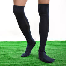 Спортивные длинные носки выше колена, высокие Компрессионные носки, носки для футбола, пешего туризма, удобные термоноски для мужчин и женщин 2024 - купить недорого