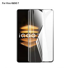 2 шт., ультратонкая защита экрана, закаленное стекло для Vivo IQOO 7, полноэкранная защита для Vivo IQOO7 IQ OO 7 2024 - купить недорого