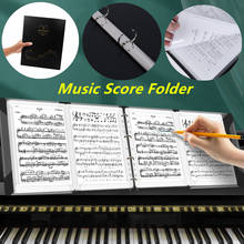 4 Pages Folding Music Score Coil Folder Practice Piano Paper A4 Sheet File Storage Book 2024 - buy cheap