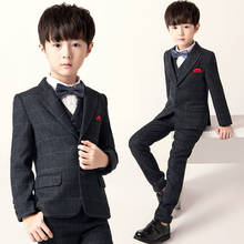 Chaleco Dollplus para niños, traje Formal nuevo, Blazer y pantalones, traje de boda, 3 uds. 2024 - compra barato