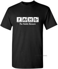 Father Element T-shirts Gift for Dad Fathers Day Science Designer Tshirt Funny T Shirt 100% Cotton Geek Custom Letter Top Tees 2024 - buy cheap