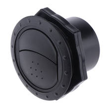 Black RV Marine Yacht Round Air Vent Outlet Grill Ventilation 70x45mm 2024 - buy cheap