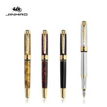 Jinhao Gold Arrow Fountain Pen, Luxury Color Barrel Steel Metal Fine Nib Ink Pen, Office Signature School Student Writing A6062 2024 - buy cheap